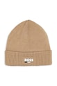 BOSS czapka z domieszką wełny dziecięca z domieszką wełny beżowy J51600.42.50