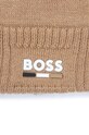 Chłopiec BOSS czapka z domieszką wełny dziecięca J51600.42.50 beżowy