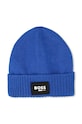 BOSS czapka dziecięca z domieszką wełny niebieski J52236.56.58