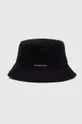 czarny Calvin Klein kapelusz dwustronny Damski