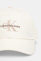 Бавовняна бейсболка Calvin Klein Jeans K60K612317 бежевий AW24