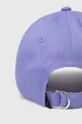 Хлопковая кепка Calvin Klein Jeans фиолетовой