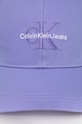 Аксессуары Хлопковая кепка Calvin Klein Jeans K60K612317 фиолетовой