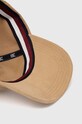 Bavlnená šiltovka Tommy Hilfiger béžová AW0AW16363
