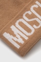 Akcesoria Moschino czapka z domieszką wełny M5672.60102 beżowy