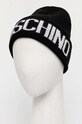 Akcesoria Moschino czapka z domieszką wełny M5672.60102 czarny