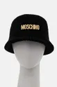 Капелюх з домішкою вовни Moschino з додаванням вовни чорний M3146.65417