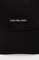 Bavlněná baseballová čepice Calvin Klein Jeans K50K512141 černá AW24