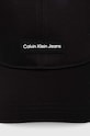 Bavlněná baseballová čepice Calvin Klein Jeans K50K512141 černá AW24