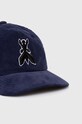 Patrizia Pepe șapcă de baseball din catifea 8F1651.A476 bleumarin AW24