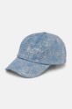 Шапка с козирка Guess щампа син AW5158.COT03