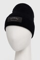 Iceberg czapka wełniana wełna czarny 3042.9003