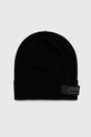 Iceberg czapka wełniana 3042.9003 czarny AW24