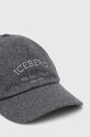 Iceberg czapka z daszkiem wełniana 7103.6948 szary AW24