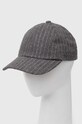 BOSS șapcă de lana lana gri 50519017