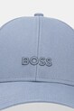 BOSS pamut baseball sapka 50519889 kék SS25