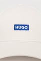 Akcesoria HUGO Blue czapka z daszkiem bawełniana Alyce 50522023 biały