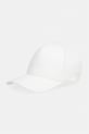 HUGO czapka z daszkiem bawełniana Cara aplikacja biały 50519255