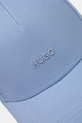 Бавовняна бейсболка HUGO 50519255 блакитний SS25