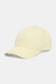 HUGO czapka z daszkiem bawełniana Cara aplikacja żółty 50519255