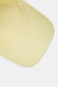 HUGO czapka z daszkiem bawełniana Cara żółty 50519255