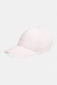 HUGO czapka z daszkiem bawełniana Cara aplikacja różowy 50519255