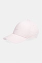 HUGO czapka z daszkiem bawełniana Cara aplikacja różowy 50519255