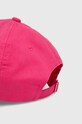 Αξεσουάρ Βαμβακερό καπέλο του μπέιζμπολ HUGO 50519271 ροζ
