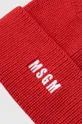 MSGM berretto in lana rosso