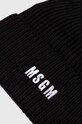 MSGM czapka wełniana 3541MDL08.237761 czarny AW24