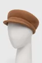 Μάλλινο καπέλο Weekend Max Mara καφέ