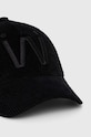 Κοτλέ καπέλο μπέιζμπολ Weekend Max Mara 2425576034600 μαύρο AW24