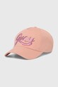 Бавовняна бейсболка Guess CLAUDIE аплікація рожевий W4YZ00.WEGD0