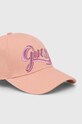 Аксесуари Бавовняна бейсболка Guess CLAUDIE W4YZ00.WEGD0 рожевий