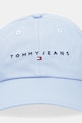 Pamučna kapa sa šiltom Tommy Jeans AW0AW16868 plava AW25