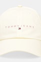 Tommy Jeans pamut baseball sapka AW0AW16868 sárga AW25
