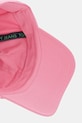 Pamučna kapa sa šiltom Tommy Jeans roza AW0AW16868