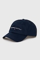 Tommy Jeans șapcă de baseball din bumbac bumbac bleumarin AW0AW16868