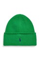 Polo Ralph Lauren czapka wełniana wełna zielony 455954355