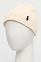 Хлопковая шапка Polo Ralph Lauren 455954637 бежевый AW24
