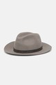 Шерстяная шляпа Emporio Armani шерсть серый 637044.4F510