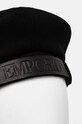 Baretka Emporio Armani 637124.4F513 čierna AW24
