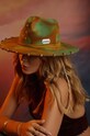 Шерстяная шляпа LE SH KA headwear West аппликация оранжевый West