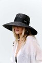 Καπέλο LE SH KA headwear Black Straw Veil άλλο μαύρο BLackStrawVeil
