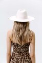 Klobouk LE SH KA headwear Gold Ecru London GoldEcruLondon