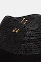 LE SH KA headwear соломенная шляпа плетеная Black Fedora чёрный BlackFedora