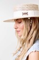 LE SH KA headwear cappello Double Chain Pearl Canotier DCPearlCanotier beige AW24
