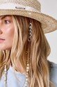 Accessori LE SH KA headwear cappello Double Chain Pearl Canotier DCPearlCanotier beige
