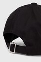 Bavlněná baseballová čepice Karl Lagerfeld 245W3408 černá AW24