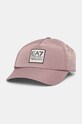 Кепка EA7 Emporio Armani аплікація рожевий 4F100.280044.27372